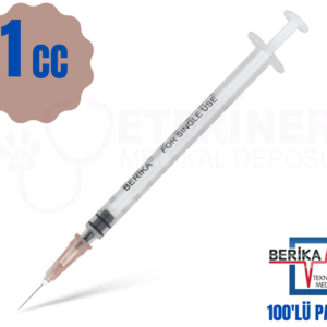 Berika 1 CC İnsülin Enjektörü 100'lü Paket