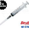 Beybi 5cc 3 parça Siyah Uzun Uçlu enjöktör 100 lü