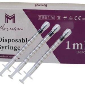 Enjektör 1 ML Luer-Lock Şırınga 100 Adet / Kutu