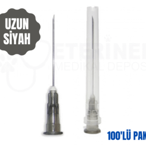 Enjektör Ucu Siyah 100'lü Paket