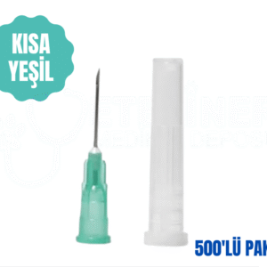 Enjektör Ucu Yeşil 500 lü Paket (kısa)