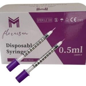 Micro Fine Enjektör 32G 8MM 0,5 CC 100 Adet / Kutu
