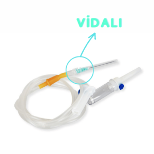 Helmed Serum Seti 25'li Paket yeşil uçlu (VİDALI)